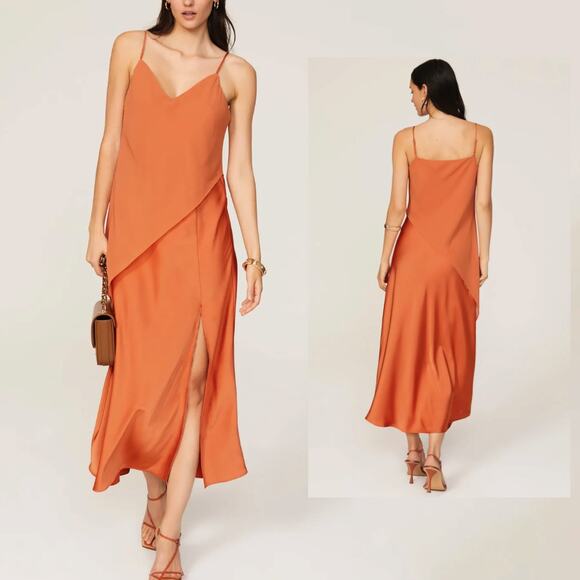 Saunders x RTR Chiffon Overlay Dress - Size 2 - Picture 1 of 7
